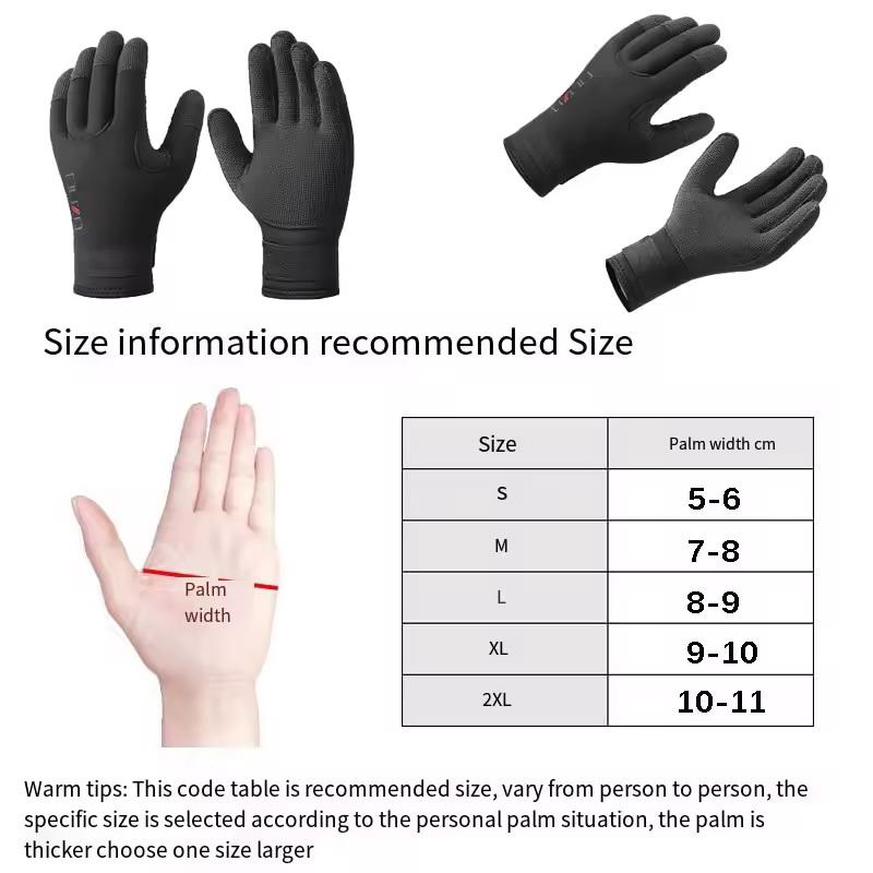Kevlar 3Mm/5Mm Winter Spearfishing Diving Gloves Scratch-Proof Wearable Surfing Scuba Dive Keep Warm Neoprene Gloves