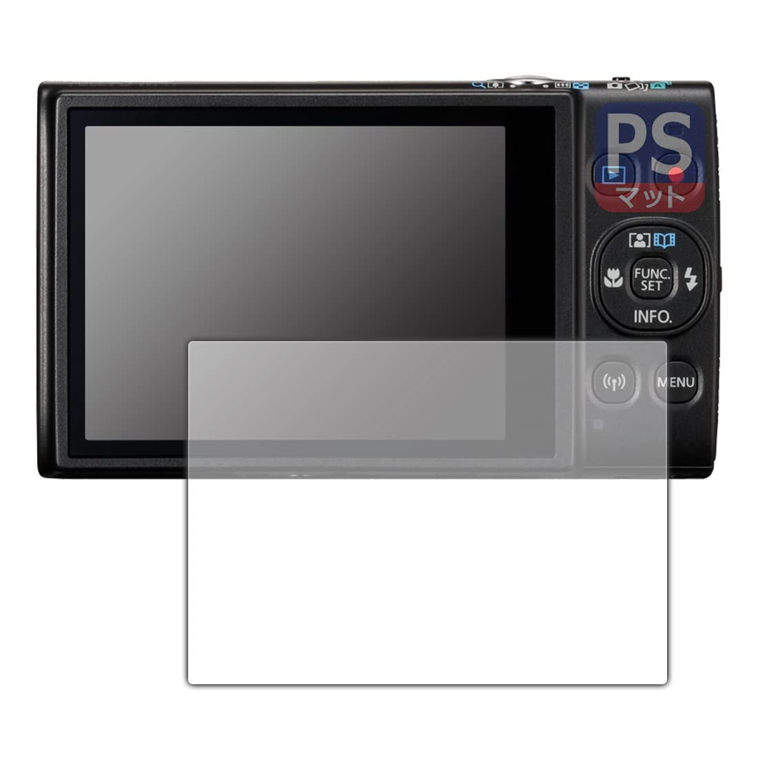 

PDA Kobo PerfectShield Screen Protector for Canon Made in Japan IXY650/IXY640/IXY630, Anti-Reflection, Anti-Fingerprint,