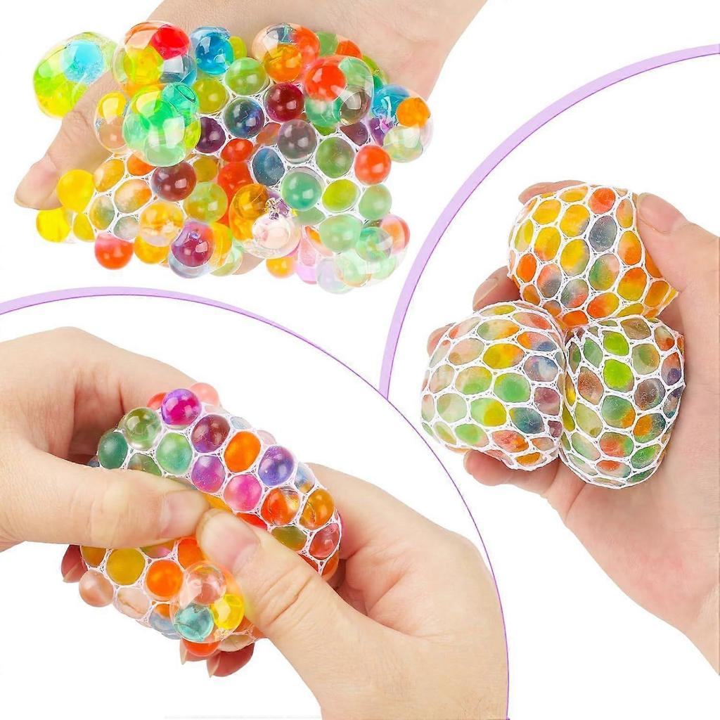 28Pack Stress Relief Balls for Easter Eggs Fillers, Fidget Toy Squeeze Sensory Squishy Balls for Easter Eggs Hunt Easter Basket Stuffers Party Favors 