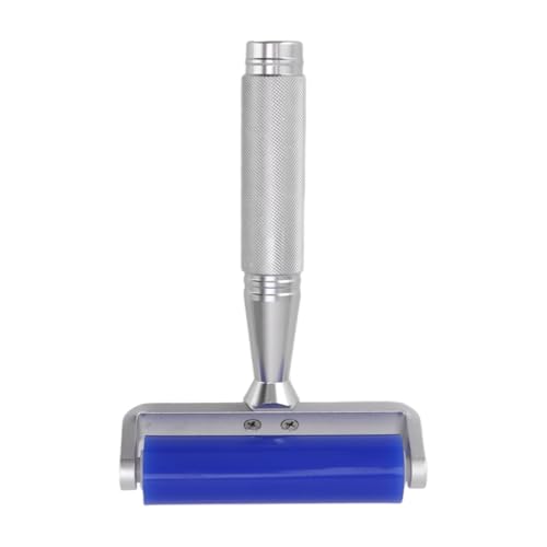 Ongwan Stick Dust Removal Roller, Heat-Resistant, Easy To Use, Long-Lasting, Sticky, High Viscosity, Smooth Rolling (4-Inch)