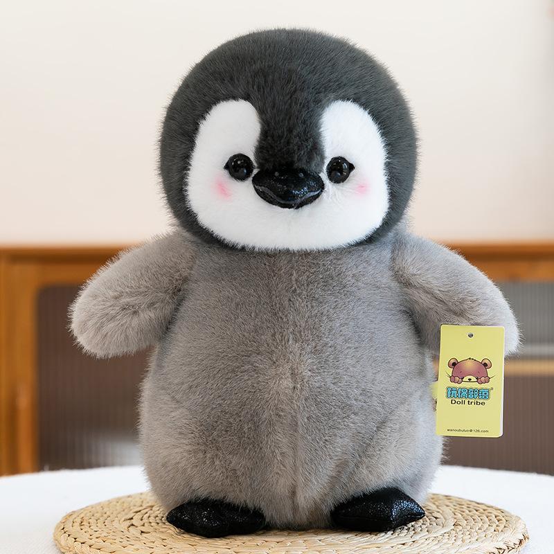 

Cute Penguin Plush Toy Aquarium Souvenir Children Sleeping Pillow Birthday Gift Home Ornament 25cm【0.2kg】 серый
