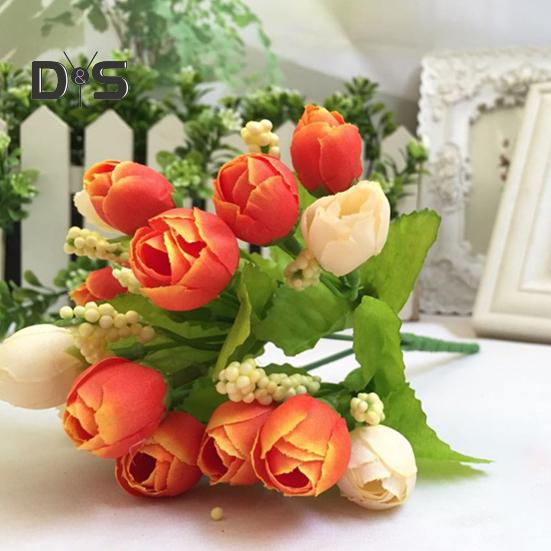 Display Stand Stars Bract Convenient Floral Decor Muti Colors Artificial Flowers Rose