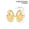 Lightweight Flower Earrings Alloy Ear Jewelry Exquisite Ear Studs  for Women