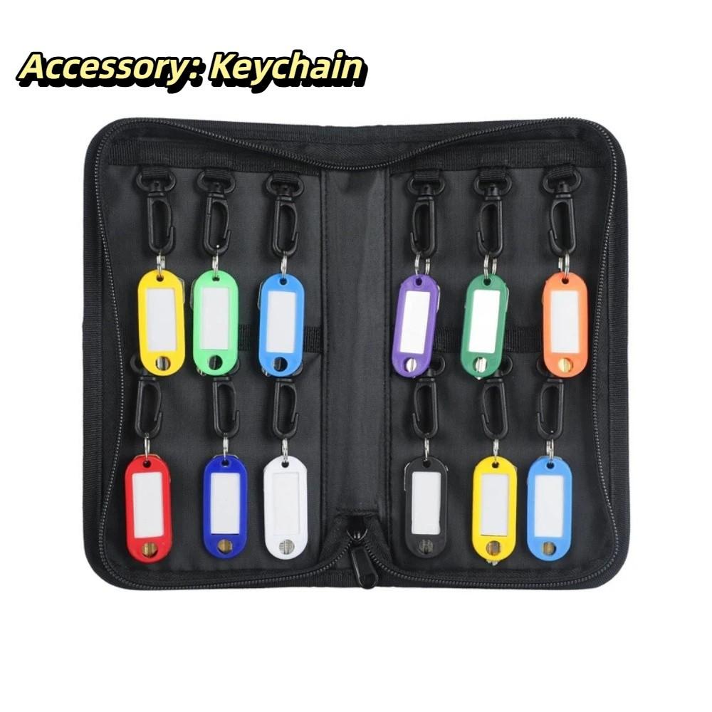 

Waterproof Material Portable Key Storage Box Fireproof Key Organizer Bag Home Use 12 key