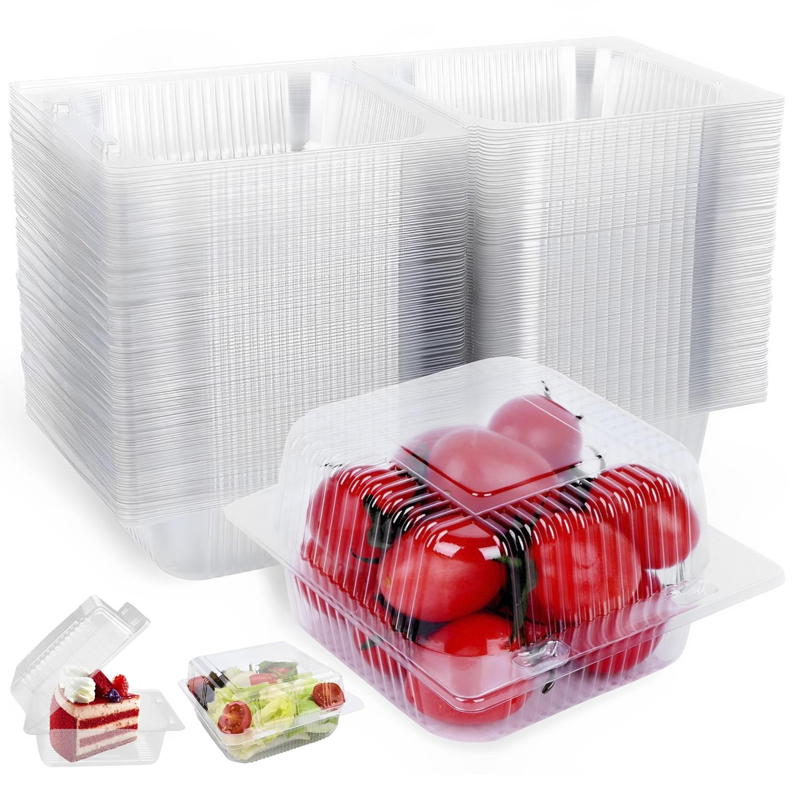 150/100Pcs Square Cake Boxes Slice Dessert Box Cheesecake Boxes Takeout Packaging Box Container For Bakery Party Wedding Supplie