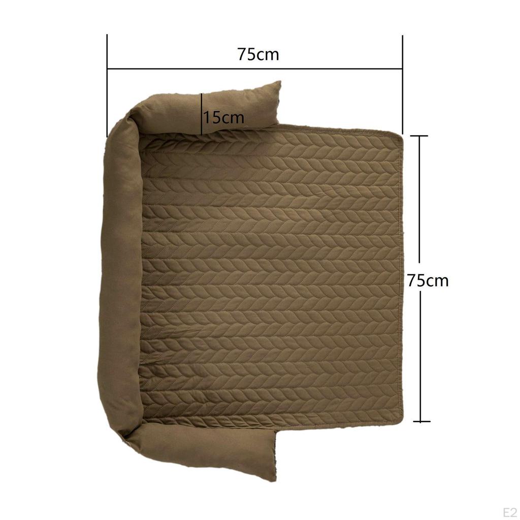 Dog Sofa Blanket Pet Couch Protector 29.5x29.5inch Sleeping Mat Accessory Soft Padding Washable