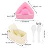 Onigiri Sushi Maker Mold Kit Classic Triangle Rice Ball Mold Maker Sushi Mold Musubi Press Mold For Kid Lunch Bento
