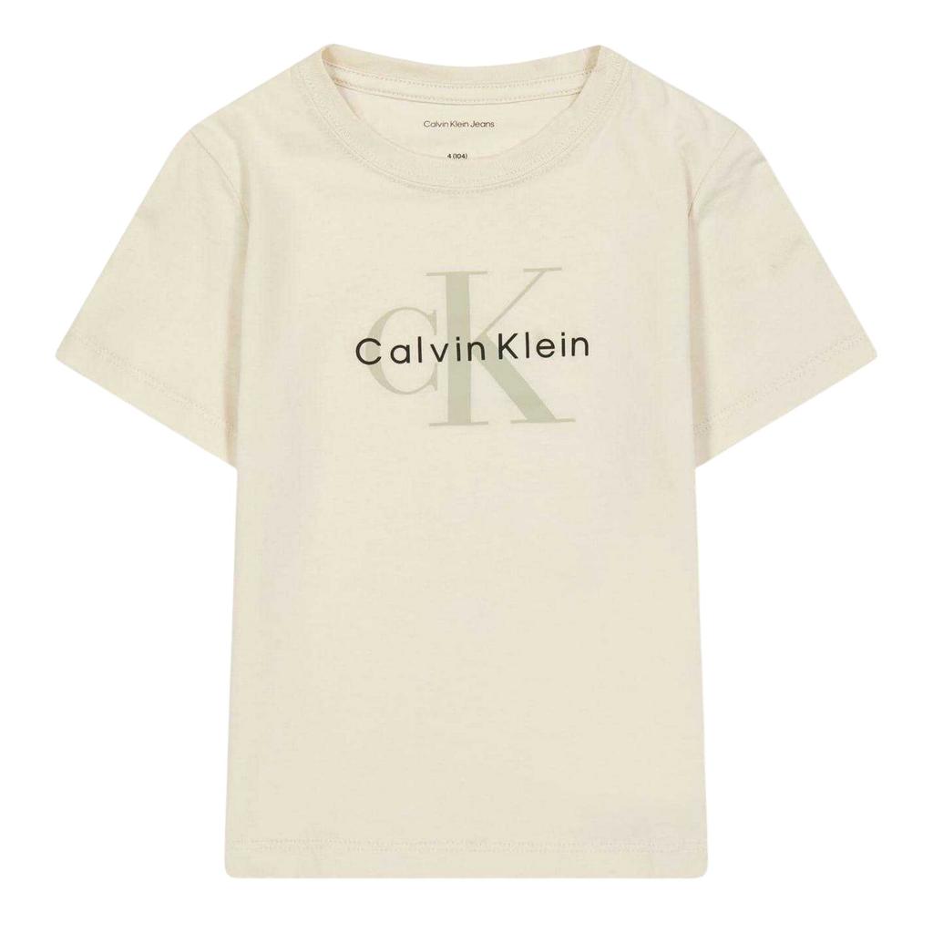 Calvin Klein Childrens/Kids Monogram Short-Sleeved T-Shirt