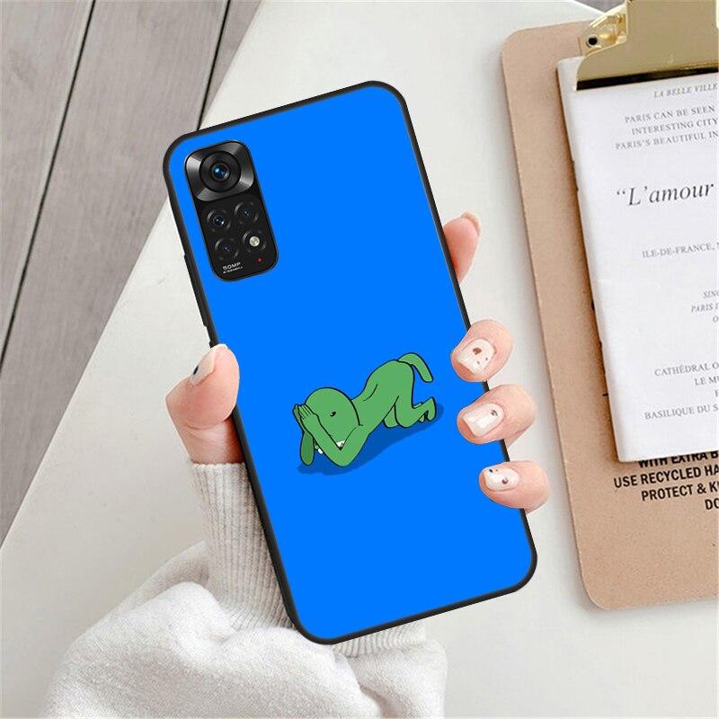Śmieszne etui z kreskówkową postacią online dla Xiaomi Redmi 9 10 9C 10A 10C Pokrowiec dla Redmi Note 7 8 9 10 11 Pro 8T 9S 10S 11S