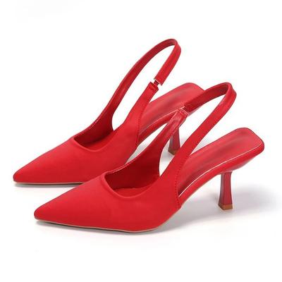 Noi femei sexy cu tocuri înalte pantofi de lux cu vârf ascuțit pentru femei Sandale de modă puțin adânci cu tocuri stiletto pantofi de nuntă de petrecere pentru femei
