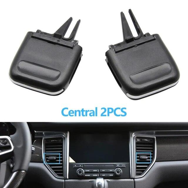 Bil Front Bak Air Conditioning AC Vent Grille Clip Slider Reparasjonssett For Porsche Macan 2014-2017