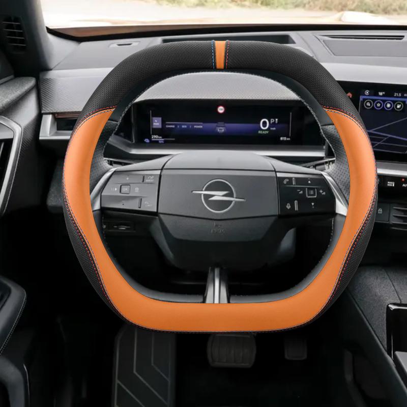 Microfiber Leather Car Steering Wheel Cover