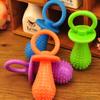 1 Pc Random Color Rubber Pacifier Puppy Dog Chewing Molar Play Toy Pet Supplies