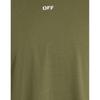 Off White Mens Off Stamp Cotton T-Shirt