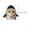 Plush Doll Keychain Cute Backpack Bag Pendant Keyrings for Girls Women Purse 12cm with Sea Lion