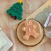 3pcs Silicone Candle Mold Set Christmas Tree Gingerbread Man Snowman DIY Drawing Animation Yeso Clay Resin Decoration Mold