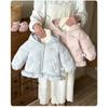 Toddler Girl Winter Down Jacket 2026 Baby Warm Princess Coat A Class Blue Pink