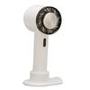 Rechargeable Turbo Fan, Portable Handheld Fan with High-Speed Cooling Turbo Winds, Adjustable Speed Digital Display for Travel (White)