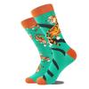AB Professional Design Funny Socks Men Happy Animal Music Beer Skarpetki Sokken Hip Hop Big Size Meias Skateboard Divertidos