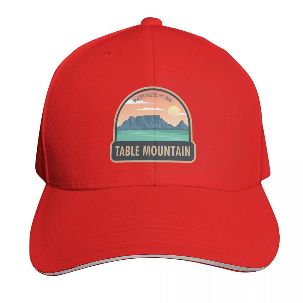 Table Mountain National Park South Africa Baseball Cap Summer Beach Travel Streetwear Hip Hop Trendy Vintage Retro Embroidered