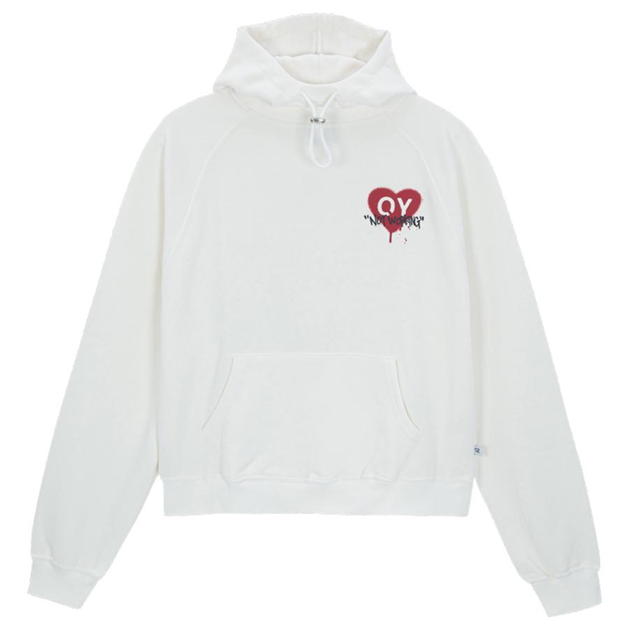 Oy Graffiti Logo Hoodie - White White/2 Size