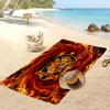 Spain Football Print Beach Towel Quick Dry Super Absorbent Soft Bath Towel for Swimming Beach Travel Fan Souvenir Gift