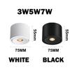 Small Beam Angle Spotlights 3°8°15°24° Dimmable Surface Mounted Ceiling Lights for Dining Tables Museums Bars Family Lighting