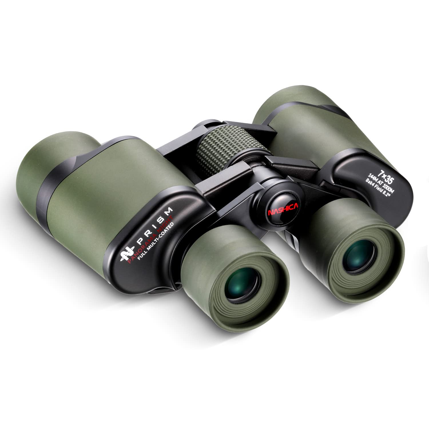 

Nasica Optics Panorama Night Binoculars 7x 35mm Aperture for Live Concerts Starry Sky Astronomical Observation Sports Watching Outdoor Original Lens