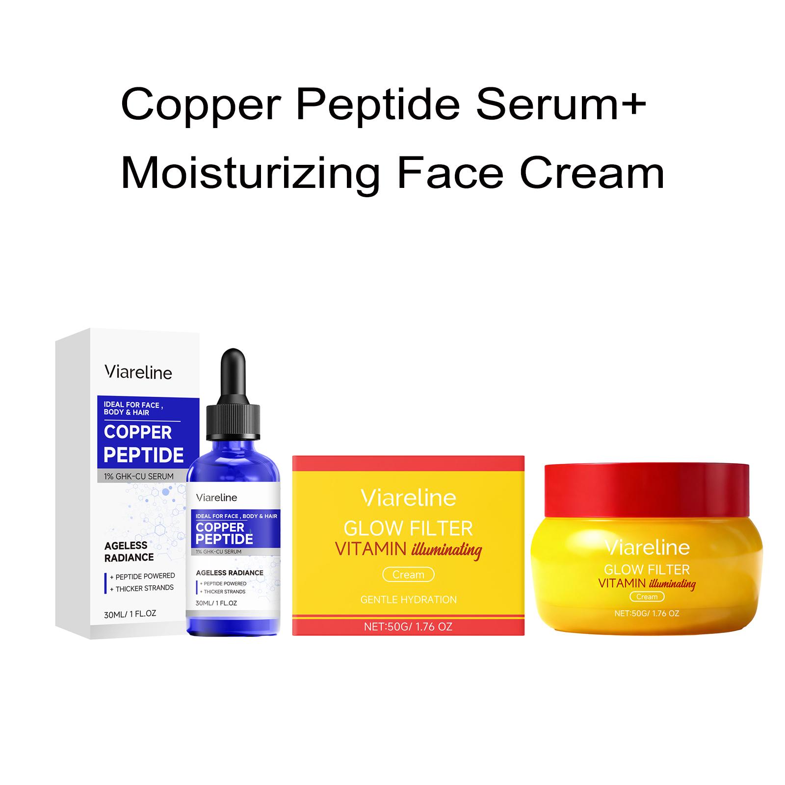 Copper Peptide Serum & Moisturizing Face