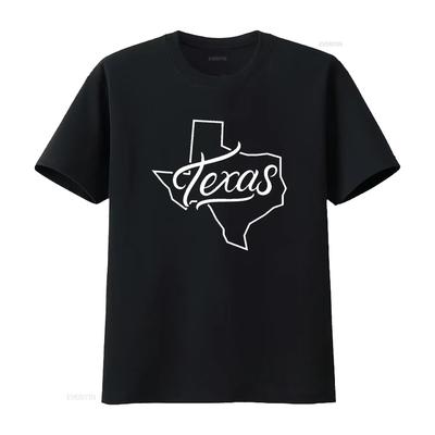 Texan S Texas T Shirt For Tx Black Medium Vintage Washed Designer Clothes Versatile Homme Slightly Stylish Casual Graphic Soft