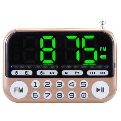 Mini přenosné rádio s velkou obrazovkou ruční digitální FM USB TF MP3 dobíjecí přehrávač reproduktor