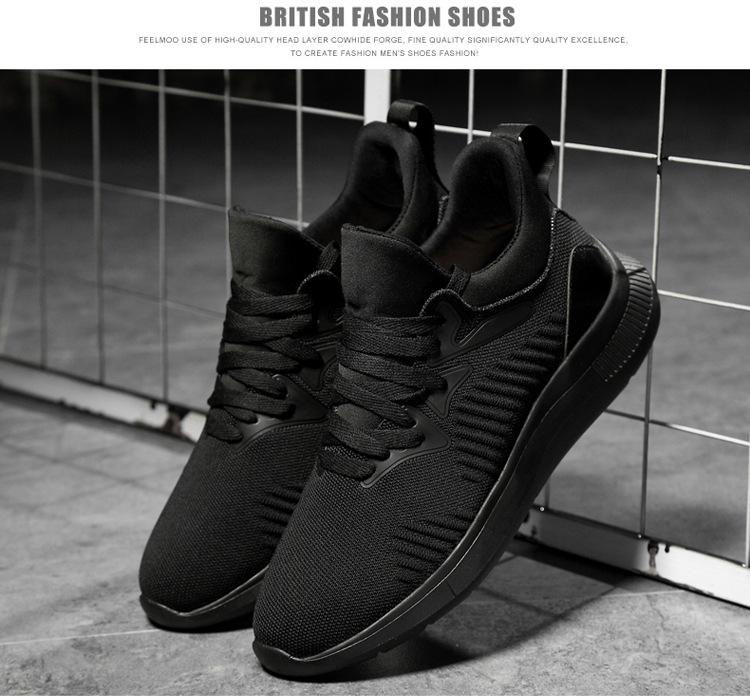 2023 Men's Breathable 10cm Hidden Height Casual Mesh Sport Shoes
