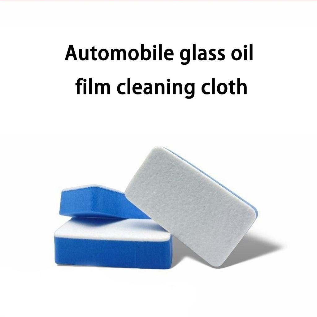 5pcs Mirror Finish Windshield Cleaning Sponge Oil Dust Removal Wool Felt Auto Cares Tool Smooth Glass Wiping Sponges