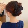 Korean temperament geometric fabric polka dot hairpin exquisite shark clip fashionable versatile simple hair accessories headgear