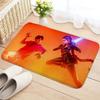 Kpop D-demon Hunters Floor Mat Rectangle Anti-slip Home Soft Badmat Front Door Indoor Outdoor Mat Welcome Doormat