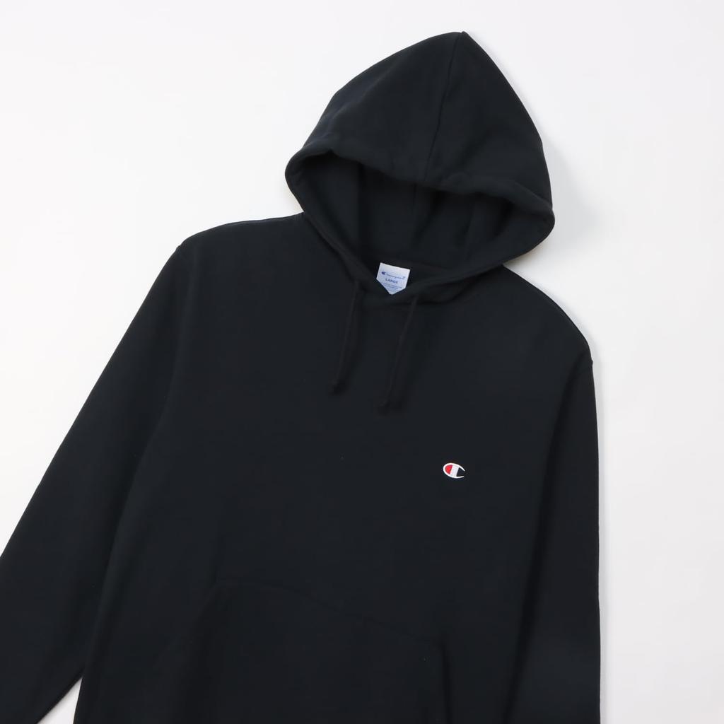 Champion Long Large Logo Hooded Hoodie, Sleeve, Fleece, Size, One-Point Embroidered, Sweatshirt, C3-Y136L-370-5L