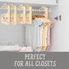8pcs/set Storage Organizer Home Newborn To 24 Month Gift Baby Closet Divider Size Dividers Wood Card Clothes Hanger