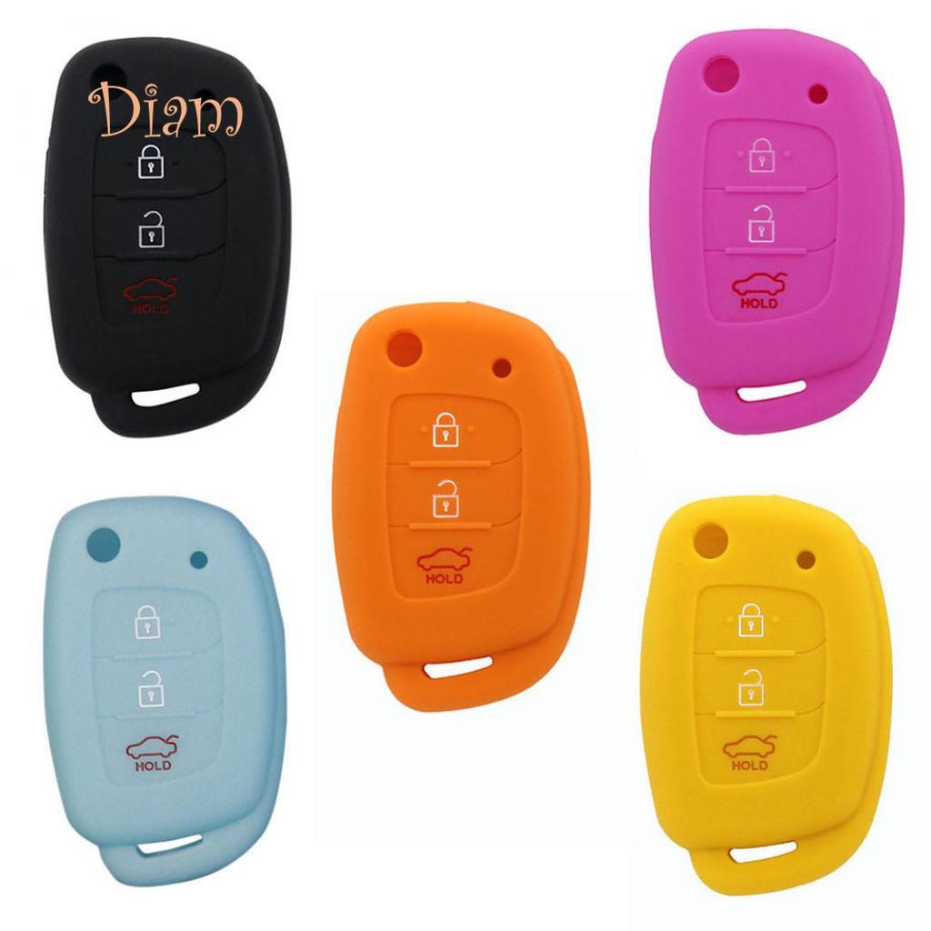 BH 3 Button Silicone Car Remote Flip Key Fob Shell Protect Cover Case for Hyundai Accessories