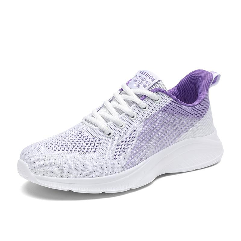 Spring and Summer New Hollow Lightweight Soft-soled Sports Casual Shoes Mesh Breathable and Comfortable Running Shoes