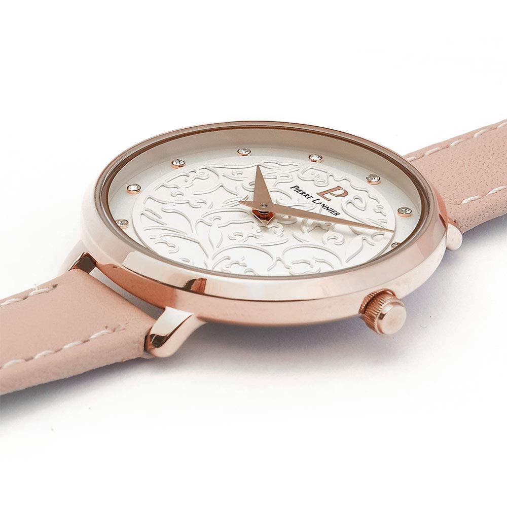 Pierre Lannier Eolia Collection Leather Strap Watch P039L905 Pink [Pierre Lannier] Women's [Official Import]