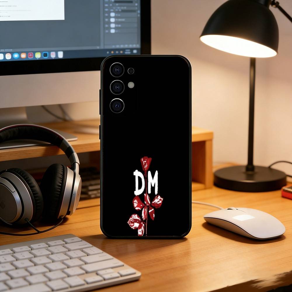 Band D-Depeches M-Modes Phone Case For Samsung S25,S24,S21,S22,S23,S30,Ultra,S20,Plus,Fe,Soft Silicone Black Cover
