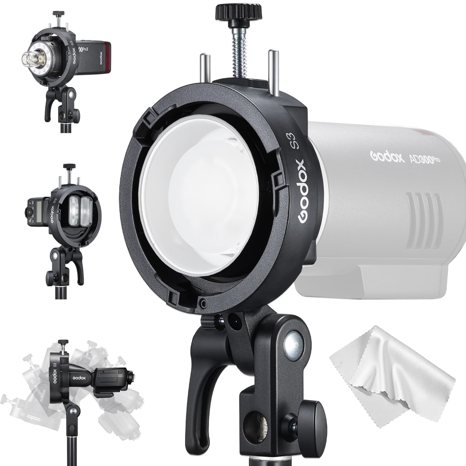 Godox S3 Bracket Bowens Mount Compatible