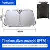 Car Windshield Sunshade Curtain - Front Window Sun Blocker & Heat Insulation Cover