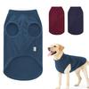 Stretchy Pullover Dog Jacket Solid Color Pet Clothing  Winter for Small Medium Large Dogs