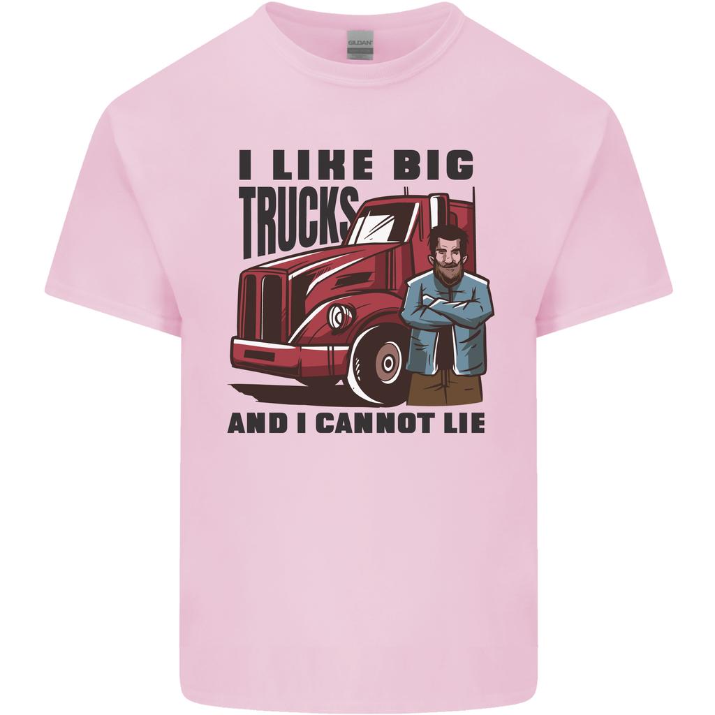 Lorry Driver I Like Big Trucks I Cannot Lie Trucker Unisexs Light Cotton Tshirt