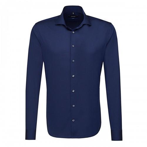 Seidensticker Mens 1/1 Business Kent Shaped Formal Shirt