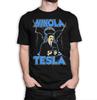Nikola Tesla Electricity T-Shirt, Men's Women's All Sizes (mw-221)