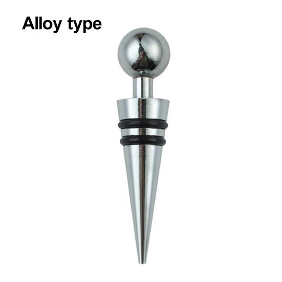 3ks kónická zátka na víno Netěsnost, opakovaně použitelné červené víno Pivo Těsnění lahví šampaňského Saver Potravinářské slitiny Plastový korek Kuchyňské potřeby