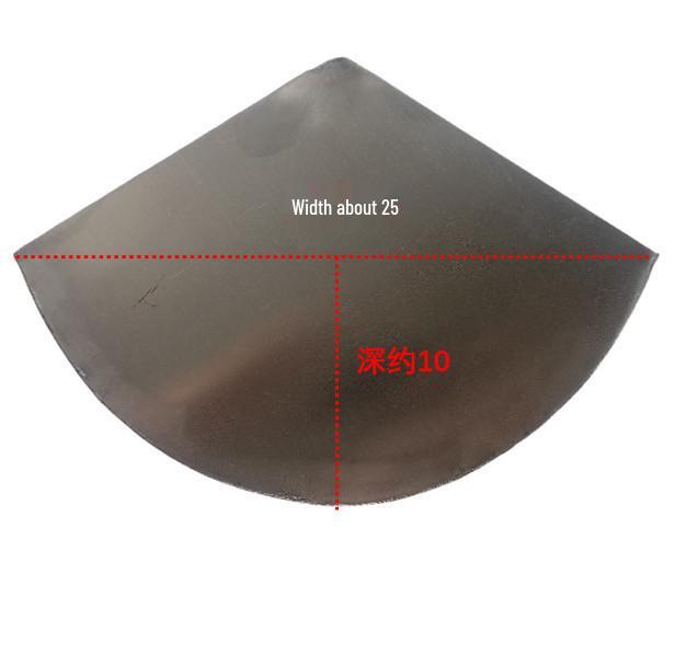 Stainless Steel Large Half-Round Tofu & Soy Milk Ladle