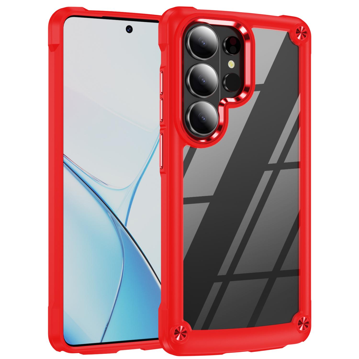 

Rugged Heavy Duty Bumper Case For Samsung S26 S25 S24 S23 S22 S21 Plus Ultra A56 A36 A26 A17 A54 A34 A15 Shockproof Armor Cover Galaxy S26 красный
